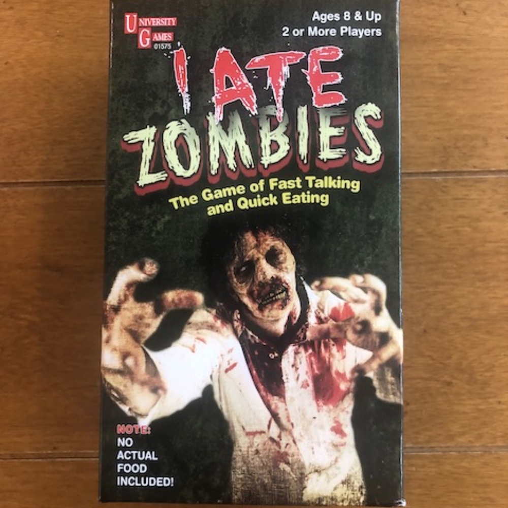 New! I Ate Zombies Card Game By University Games Ages 8 & Up